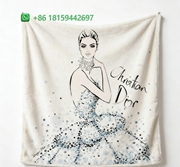 Dior Throw Blankets